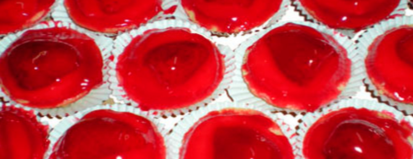 Mini Tortinhas de Morango